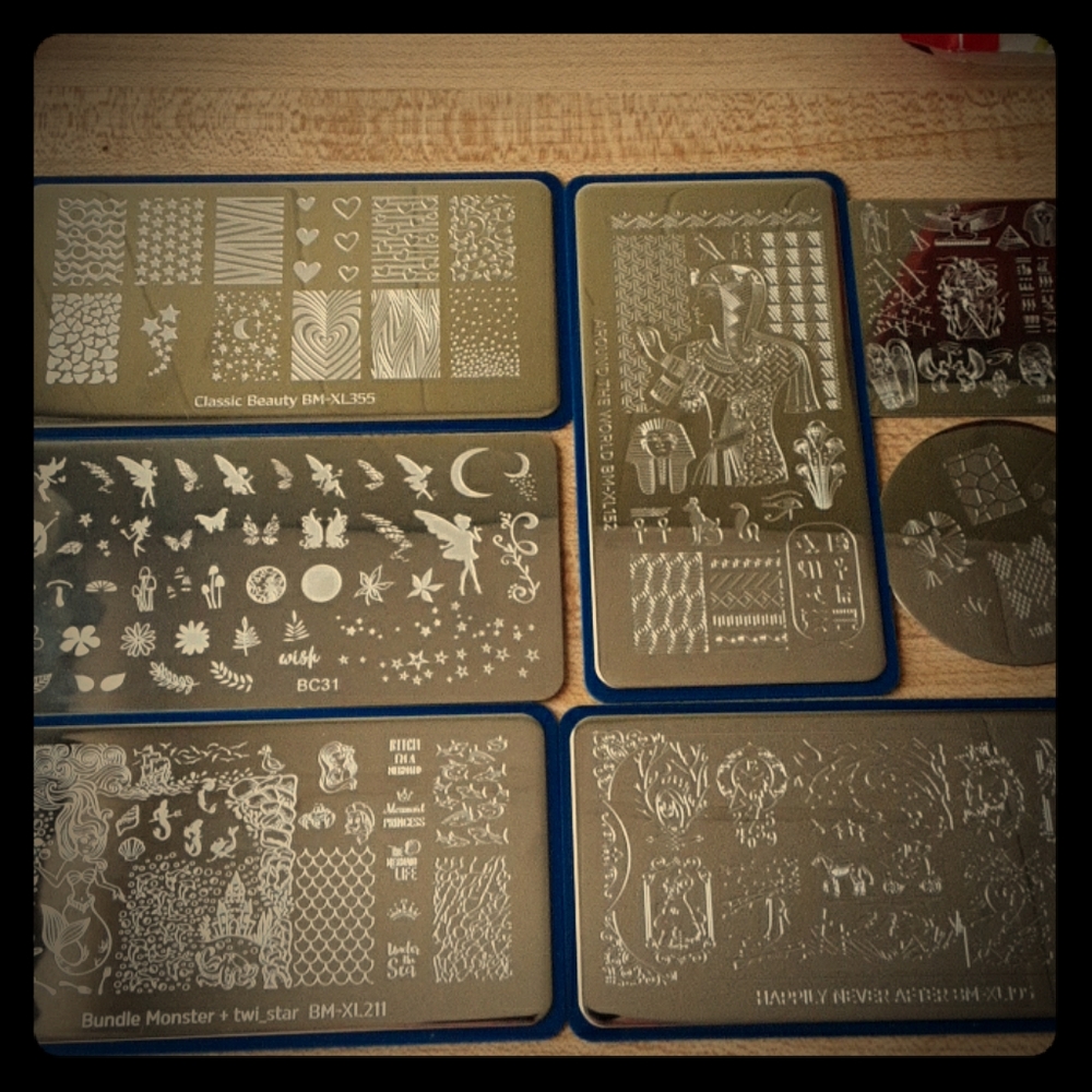 Nail Art Stamping Plates Bundle